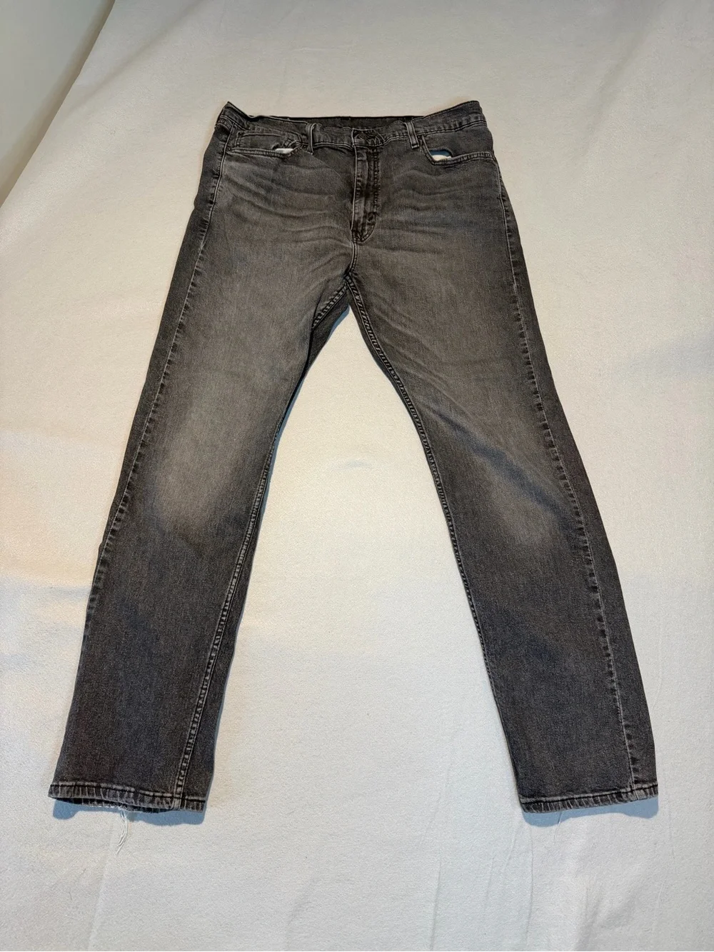 Levi's Men's Dark Grey Slim Straight Jeans